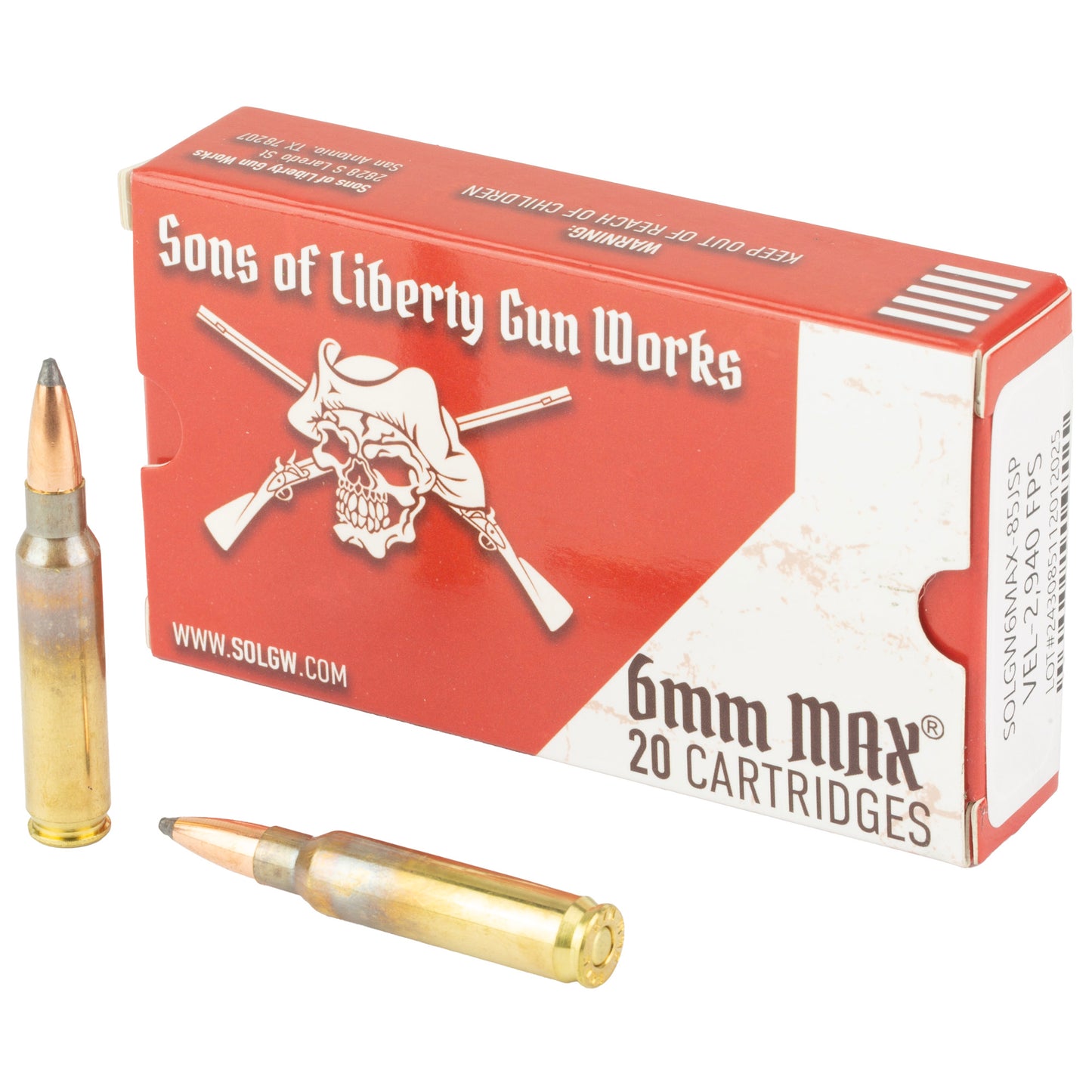 SOLGW 6MM MAX 80GR EXP MONO 20/1000