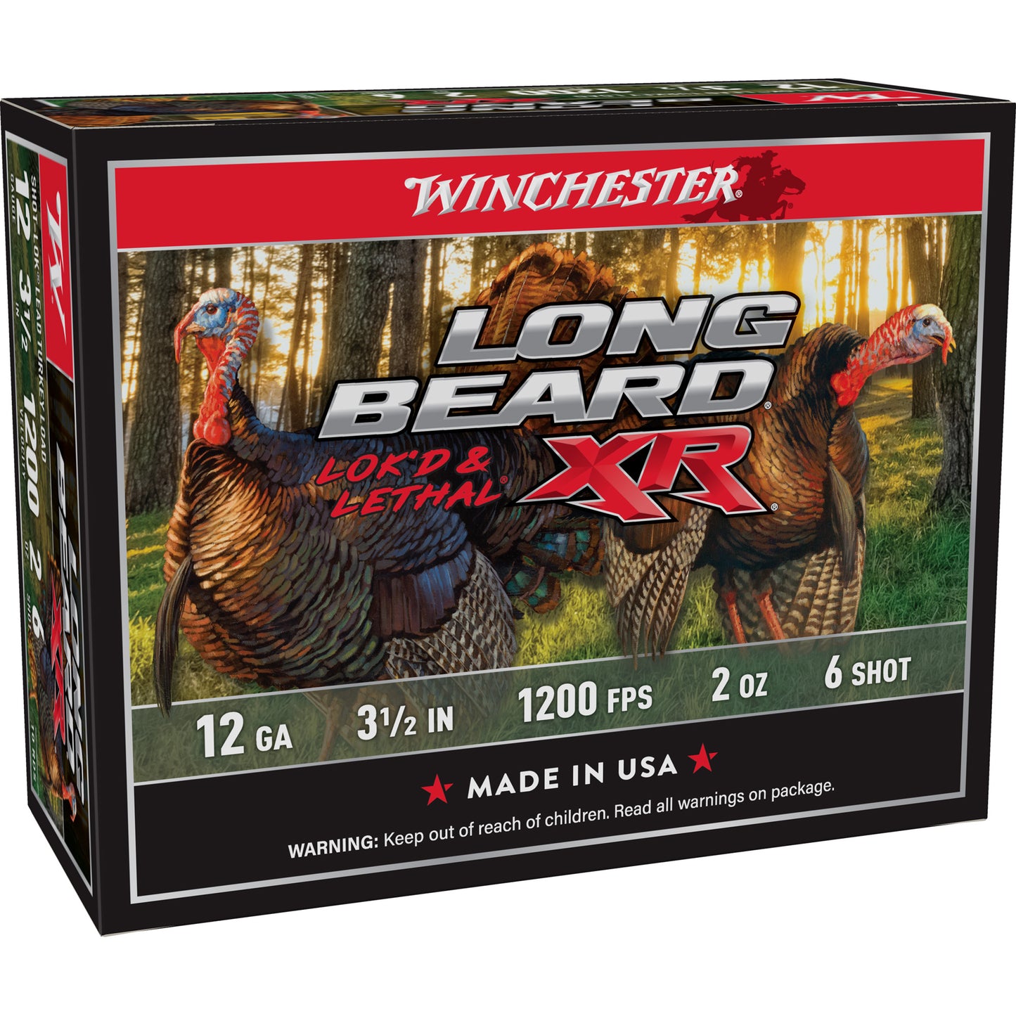 Winchester Long Beard XR 12ga 3.5" #5 Shot 2oz Turkey Load – 10 Rounds