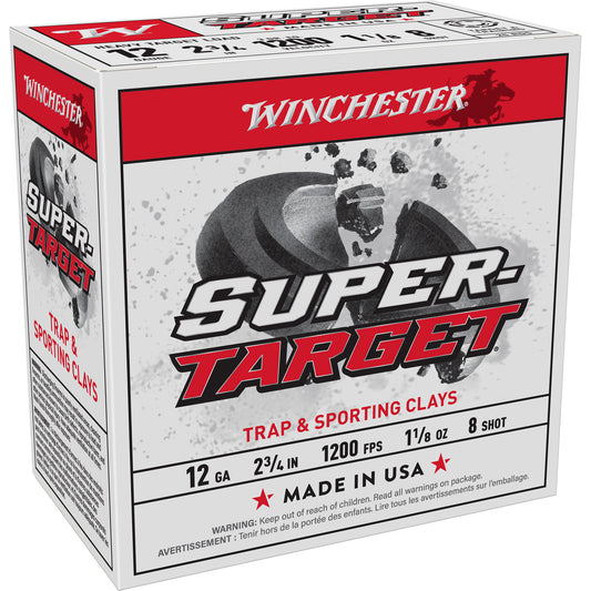 WIN SUPER TARGET #8 1-1/8OZ 25/250