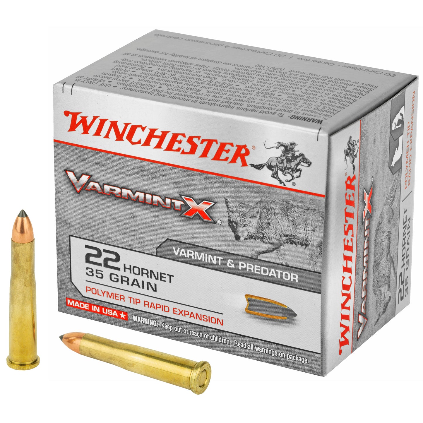 WIN 22 HORNET 35GR VARMINT XP 20/200